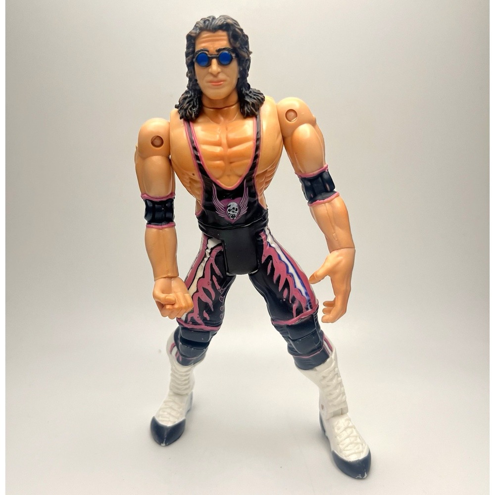 1999 WCW NWO Toy Biz Bret "Hitman" Hart Ring Fighters Wrestling Action Figure